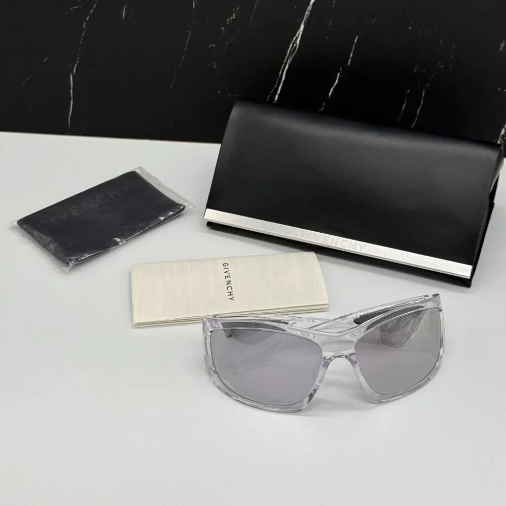 NEW GV40051I 26C GIVENCHY SUNGLASSES TRANSPARENT GREY UNISEX EYEWEAR GIVENCHY